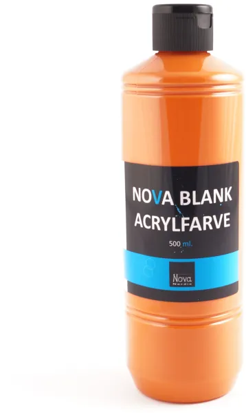 Nova ακρυλικό χρώμα γυαλιστερό 500 ml. Πορτοκαλί