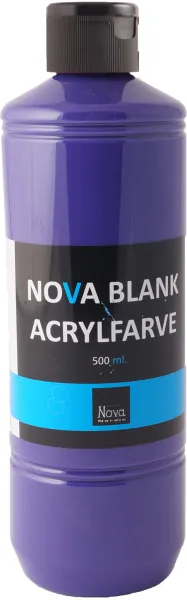 Nova ακρυλικό χρώμα γυαλιστερό 500 ml. Βιολετί