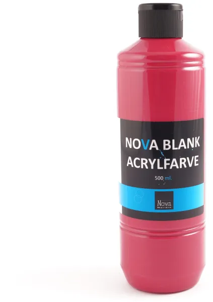 Nova ακρυλικό χρώμα γυαλιστερό 500 ml. Πρωτεύον κόκκινο