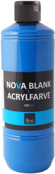 Nova ακρυλικό χρώμα γυαλιστερό 500 ml. Πρωτογενές μπλε