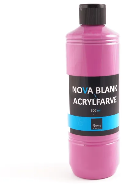Nova ακρυλικό χρώμα γυαλιστερό 500 ml. Ροζ