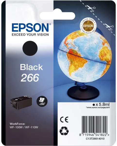 Epson 266 φυσίγγιο μελάνης μαύρο