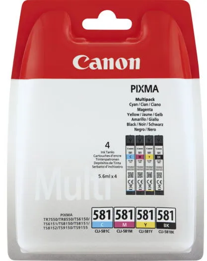 Canon CLI-581 Multi Pack φυσίγγια μελάνης πολύχρωμα