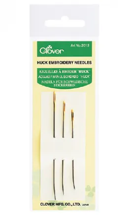 Clover Βελόνες Κεντήματος Κυρτή Μύτη 3 Μεγέθη 3 τεμ.