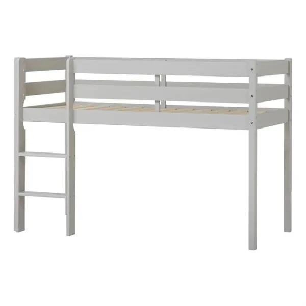 Hoppekids ECO Comfort ημιυψηλό κρεβάτι 90x200 cm - Dove Grey