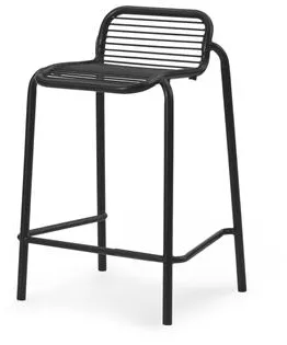 Normann Copenhagen Vig Σκαμπό Μπαρ H65 cm Μαύρο