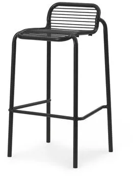 Normann Copenhagen Vig Μπαρ Σκαμπό H75 cm Μαύρο