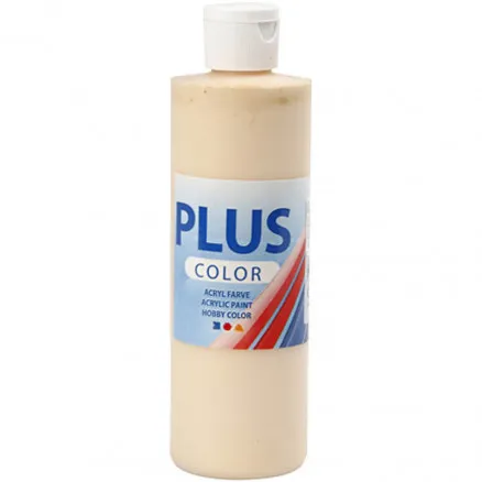 Plus Color χρώμα χόμπι, ανοιχτή πούδρα, 250 ml/1 φλ.