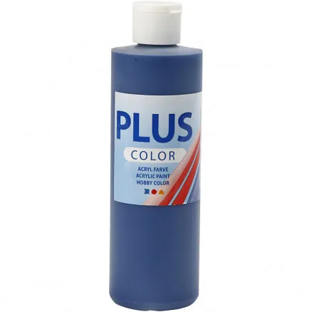 Plus Color χρώμα χόμπι, ναυτικό μπλε, 250 ml/1 φλ.