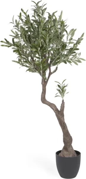 Olivo, Τεχνητό φυτό, μαύρο, H140x55x50 cm