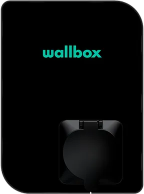 Wallbox Copper SB φορτιστής με Wi-Fi 22 kW Τύπος 1 και 2, μαύρο