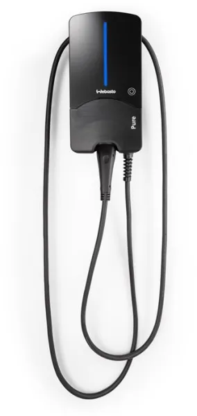 Webasto Pure Ladeboks 11 kW Type 2 Black Edition με καλώδιο 7 μ. - Ενσωματωμένος διακόπτης διαρροής τύπου B