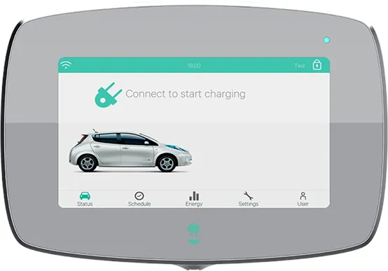 Wallbox Commander 2 φορτιστής με Wi-Fi, 22 kW, 5 μέτρα, Τύπος 2, λευκό