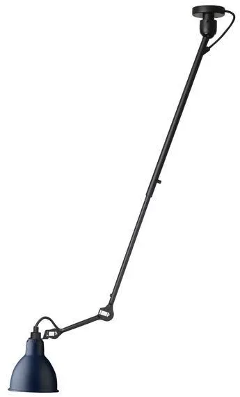 Lampe Gras N302 Φωτιστικό Οροφής Ματ Μαύρο & Ματ Μπλε