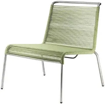 FDB Møbler M20L Teglgård lounge snorestol - Πράσινο