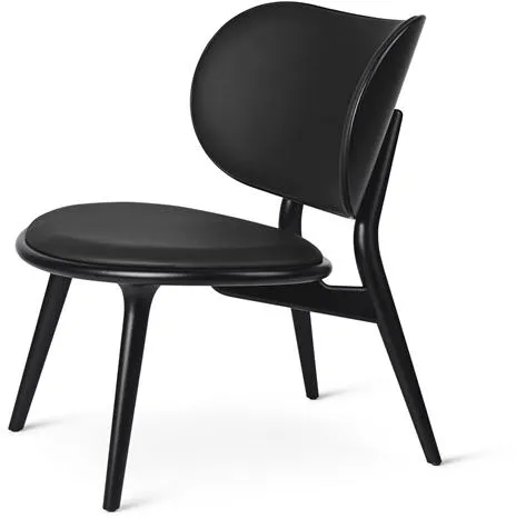 Mater The Lounge Chair Πολυθρόνα Μαύρη Οξιά