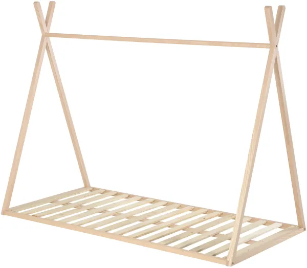 LAFORMA Maralis tipi κρεβάτι - φυσική φτελιά (90x190)