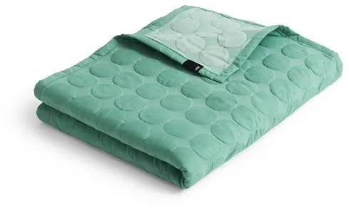 HAY Mega Dot Οργανικό Κουβερλί 195x245 Sea Green