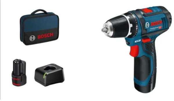 Bosch 12V Κατσαβίδι GSR 12V-15 2X2,0AH 1XGAL 12V-20 ΤΣΑΝΤΑ