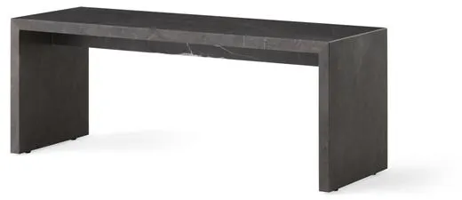 Audo Plinth Bridge Τραπεζάκι σαλονιού από μάρμαρο Grey Kendzo