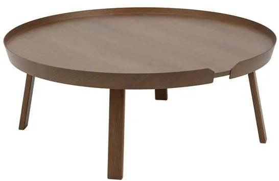 Muuto Around Τραπεζάκι Σαλονιού Σκούρο Καφέ Επιπλέον Μεγάλο