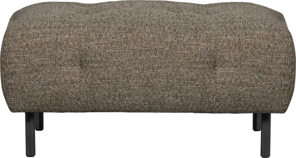 Lloyd, Σκαμπό καναπέ, σκούρο καφέ, H45x90x90 cm