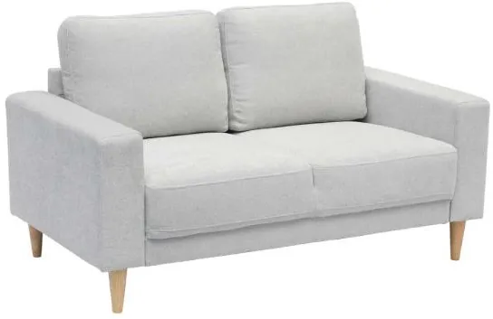 Homeville Cambridge 2 άτομα. ύφασμα ανοιχτό γκρι 143x80x82cm
