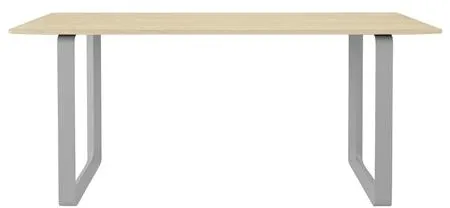 Muuto 70/70 Τραπέζι φαγητού 170x85 Καπλαμάς δρυός/Γκρι
